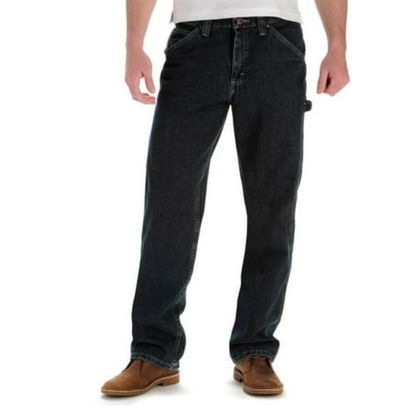Men's Lee Loose Fit Straight Leg Carpenter Jeans, Size: 40W X 29L, Blue - Picture 1 of 2